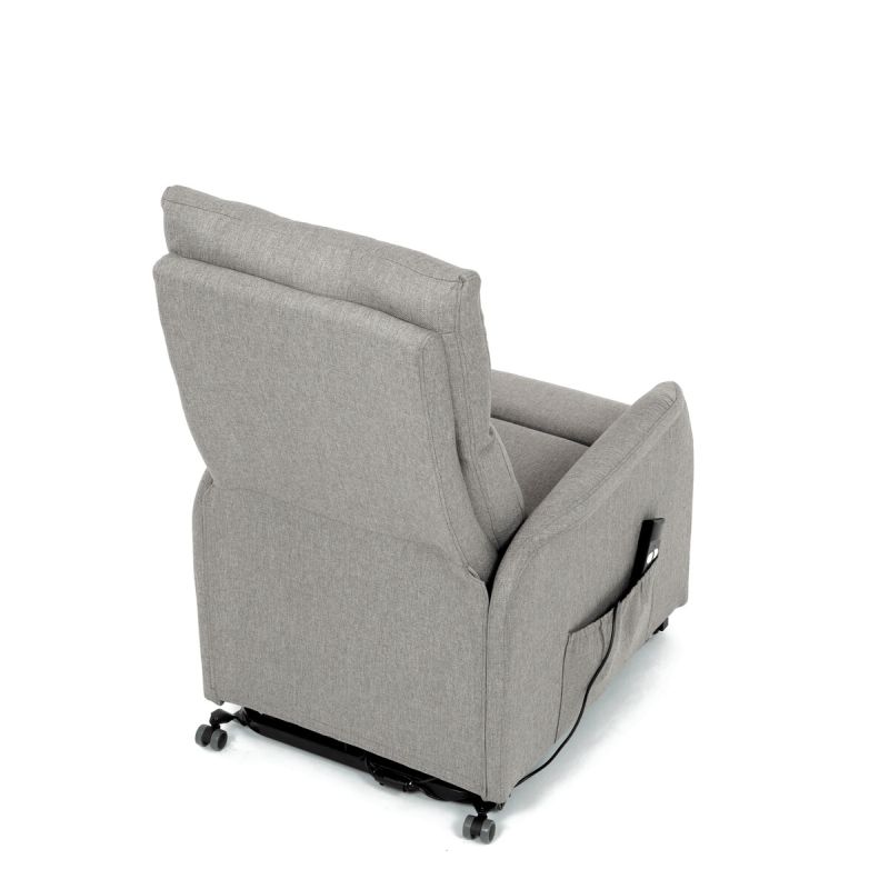 Polohovacie kreslo, elektrické, látka, krémová, 130 kg, TV-5482 CRM2