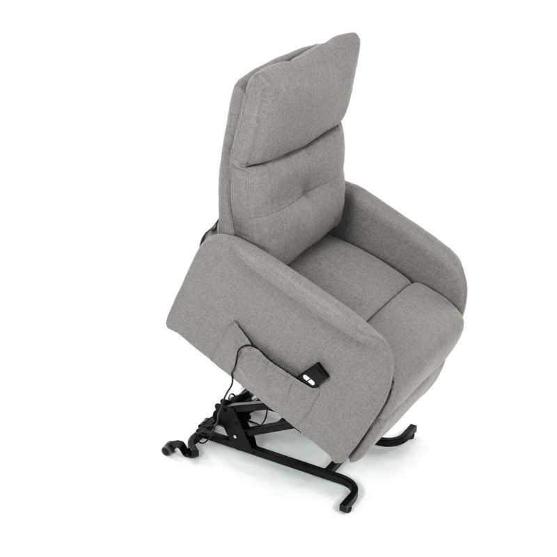 Polohovacie kreslo, elektrické, látka, krémová, 130 kg, TV-5482 CRM2
