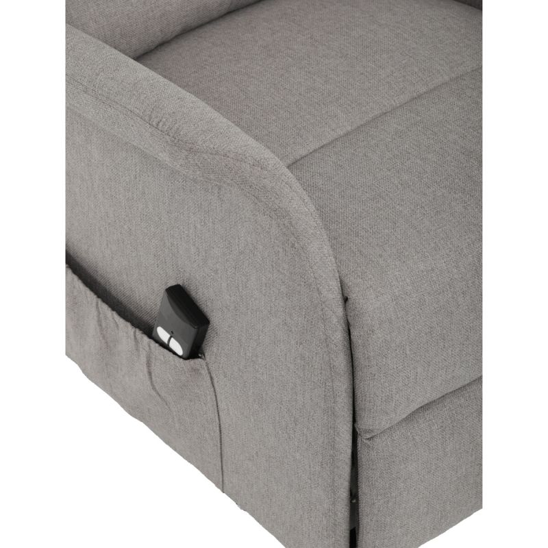 Polohovacie kreslo, elektrické, látka, krémová, 130 kg, TV-5482 CRM2