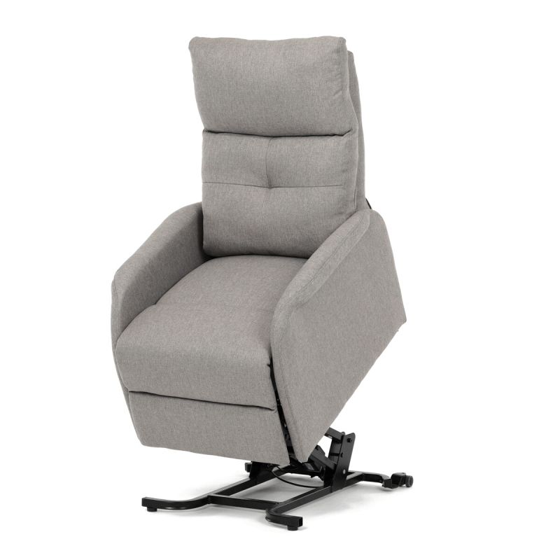 Polohovacie kreslo, elektrické, látka, krémová, 130 kg, TV-5482 CRM2