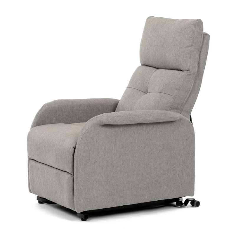 Polohovacie kreslo, elektrické, látka, krémová, 130 kg, TV-5482 CRM2