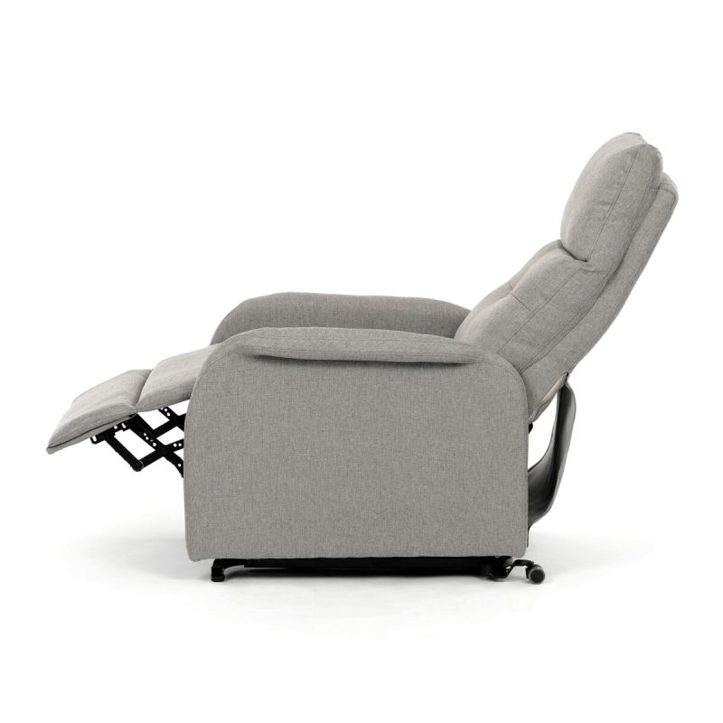 Polohovacie kreslo, elektrické, látka, krémová, 130 kg, TV-5482 CRM2