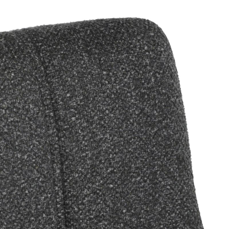 Jedálenská stolička, sivá, látka, DCH-P3146 GREY2