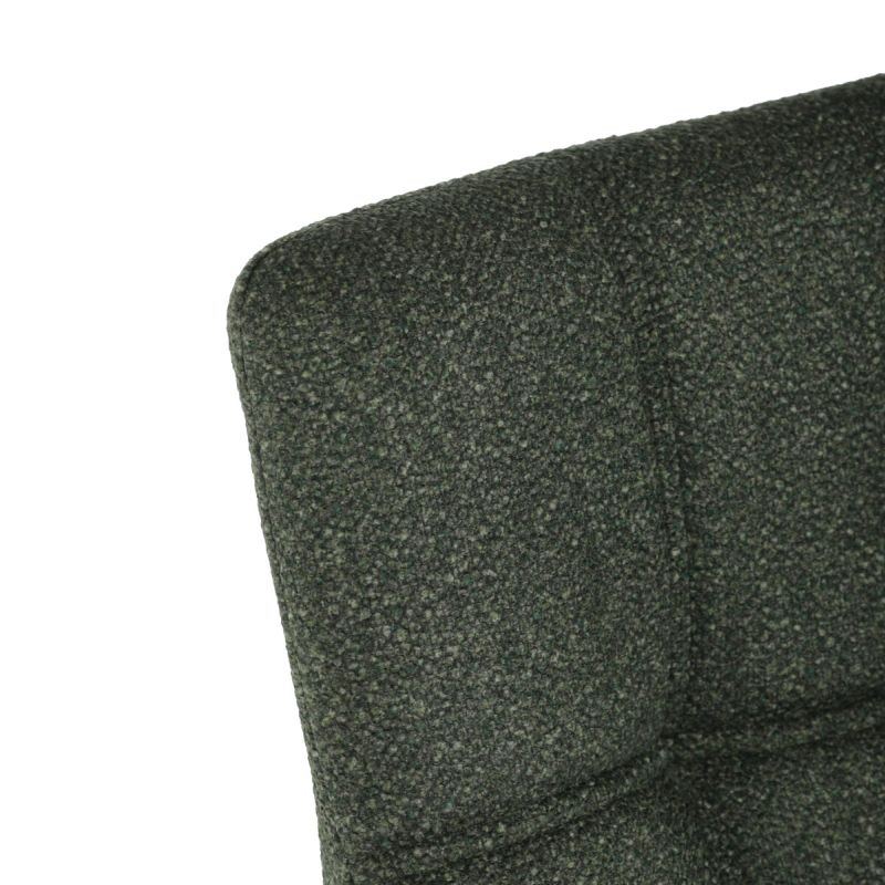 Jedálenská stolička, zelená, látka, DCH-P3146 GRN2