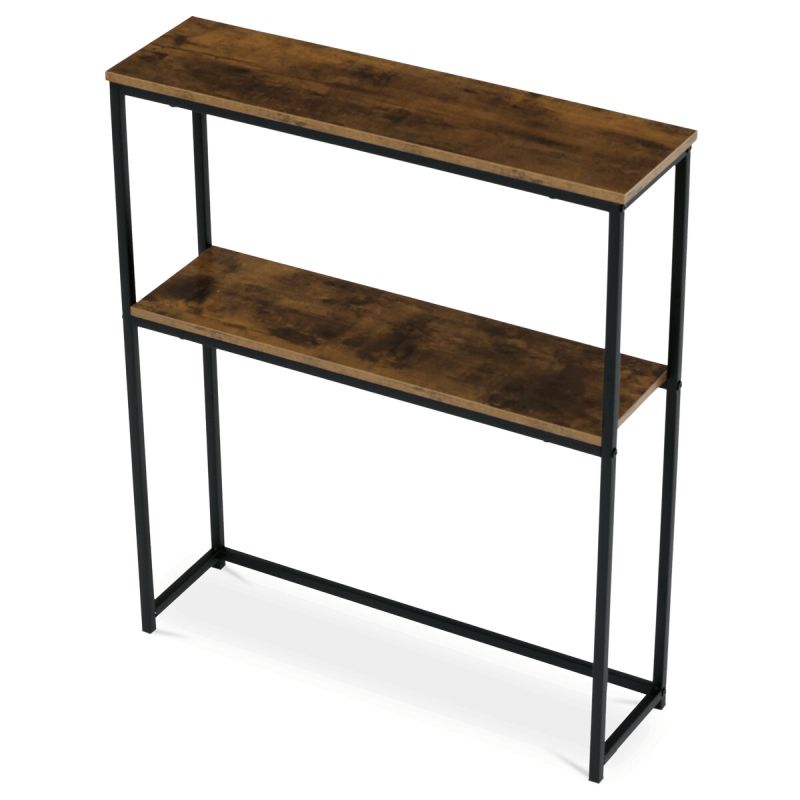 Konzolový stolík, 70cm, MDF, staré drevo, CT-G1082 OLW