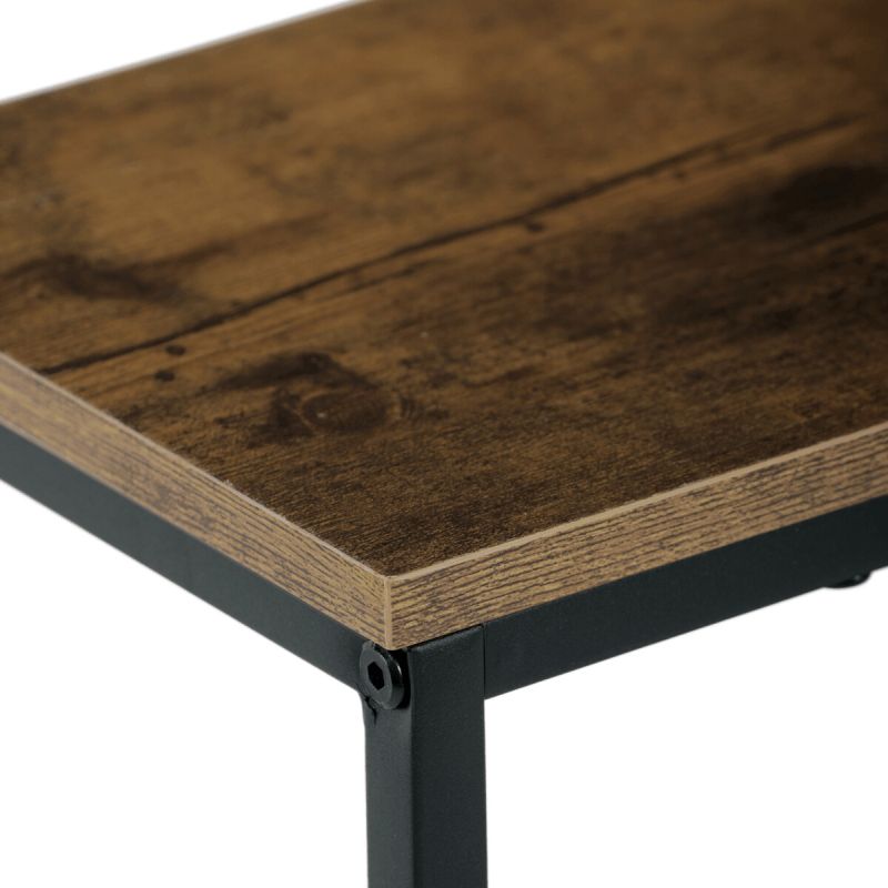 Konzolový stolík, 70cm, MDF, staré drevo, CT-G1082 OLW