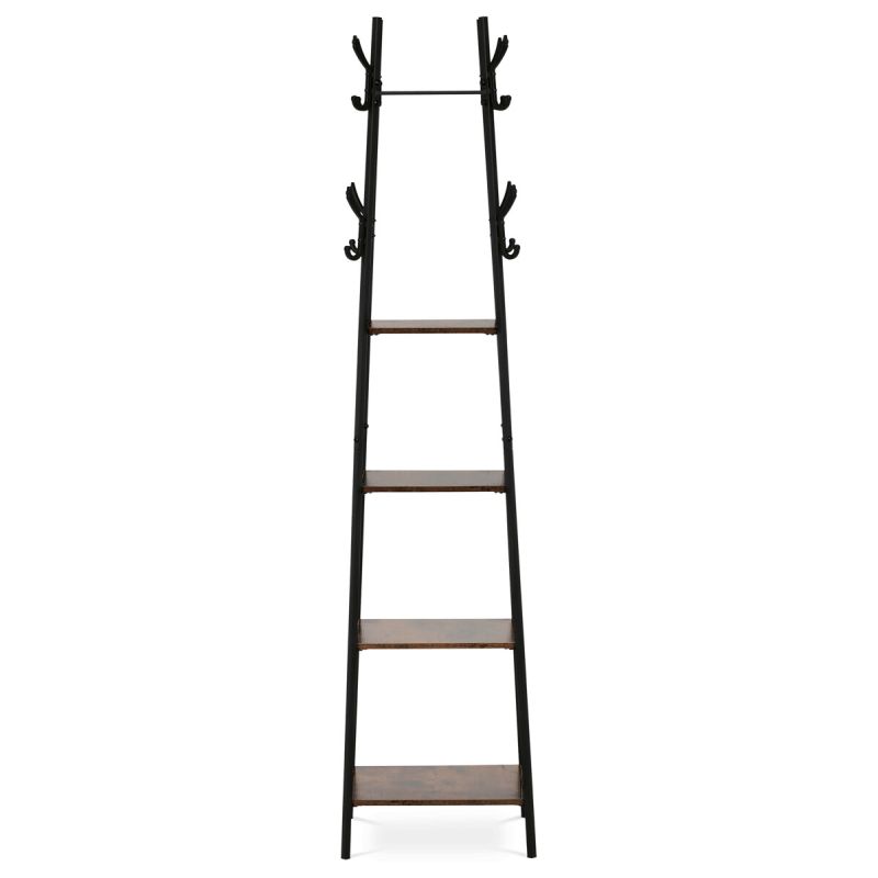 Vešiak stojanový, 170cm, MDF, staré drevo, GD-170 OLW