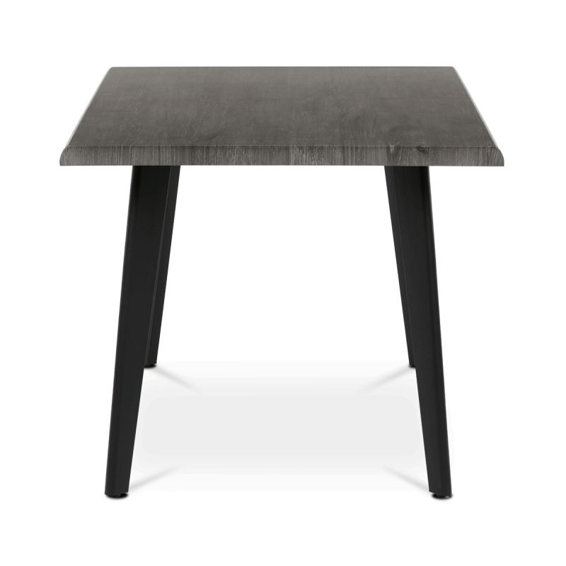Jedálenský stôl 160x90cm, MDF, kov, sivý dub, HT-F4416 GREY