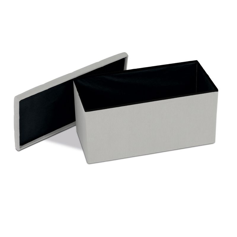 Taburet, 77cm, úložný priestor, látka krémová, TAB-472 CRM6