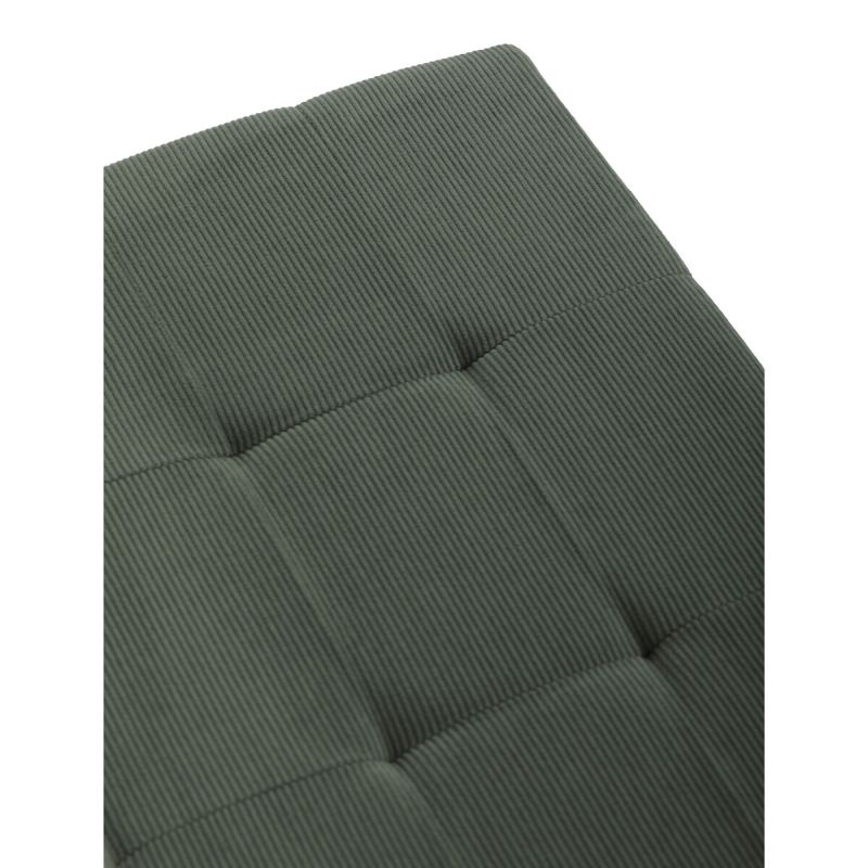 Taburet, 77cm, úložný priestor, látka zelená, TAB-472 GRN6