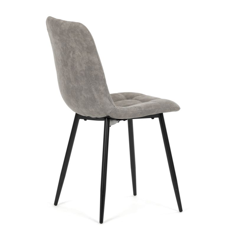 Stolička, sivá, látka vintage, CT-281 GREY3