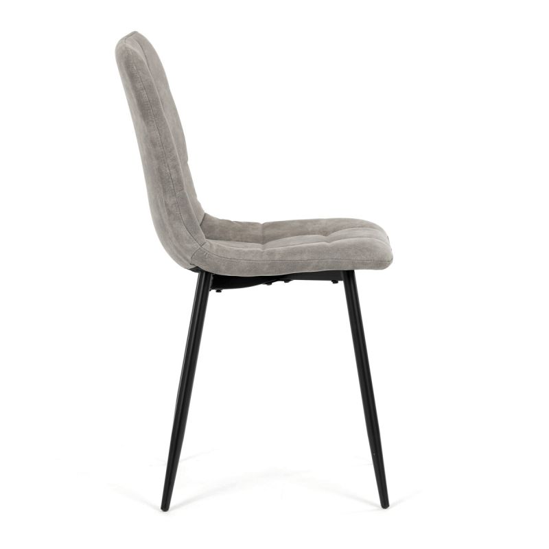 Stolička, sivá, látka vintage, CT-281 GREY3
