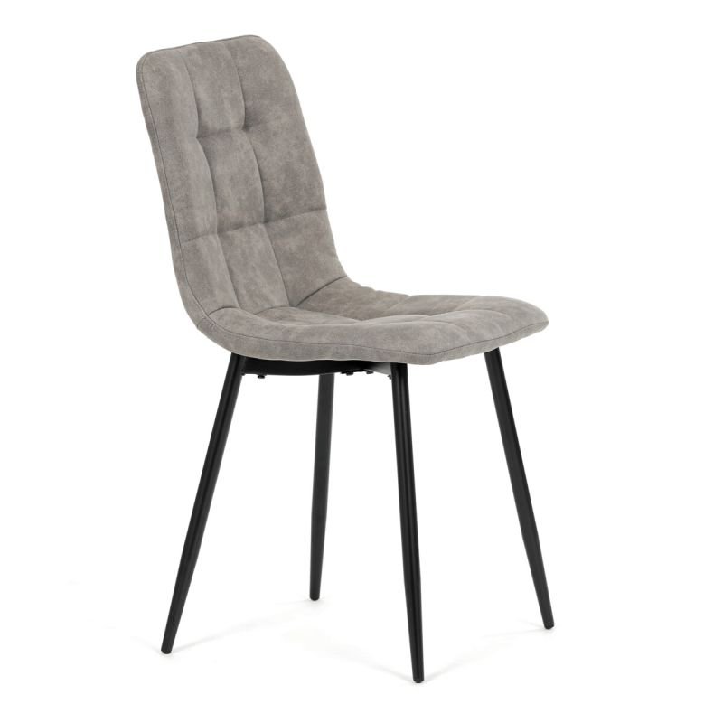 Stolička, sivá, látka vintage, CT-281 GREY3