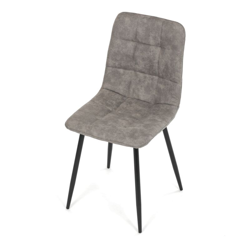 Stolička, sivá, látka vintage, CT-281 GREY3