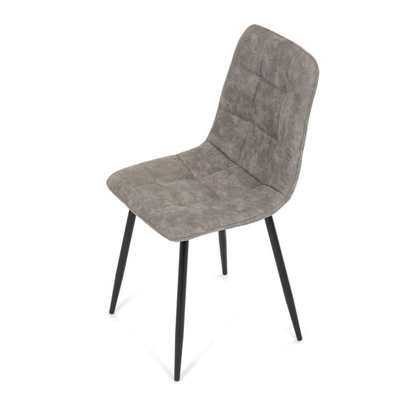 Stolička, sivá, látka vintage, CT-281 GREY3