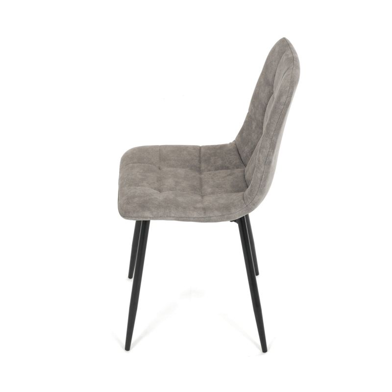 Stolička, sivá, látka vintage, CT-281 GREY3