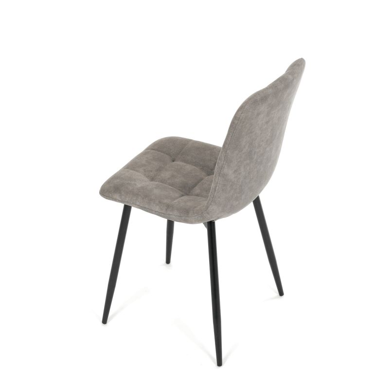 Stolička, sivá, látka vintage, CT-281 GREY3