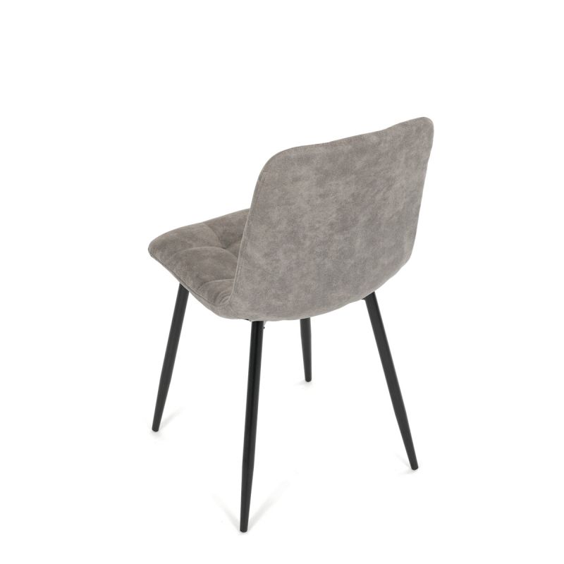 Stolička, sivá, látka vintage, CT-281 GREY3