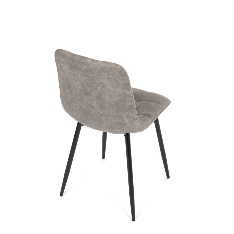 Stolička, sivá, látka vintage, CT-281 GREY3