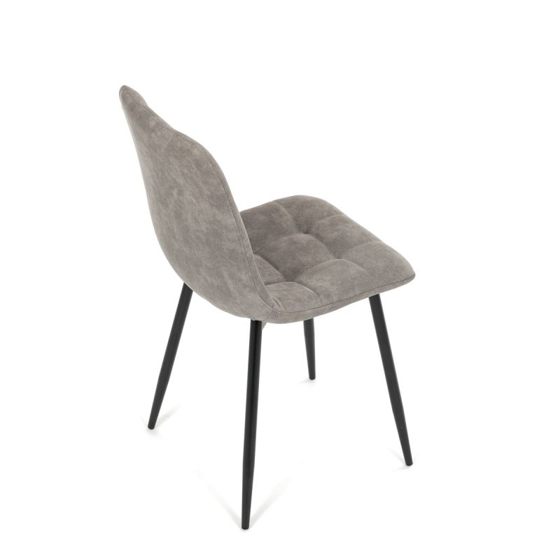 Stolička, sivá, látka vintage, CT-281 GREY3