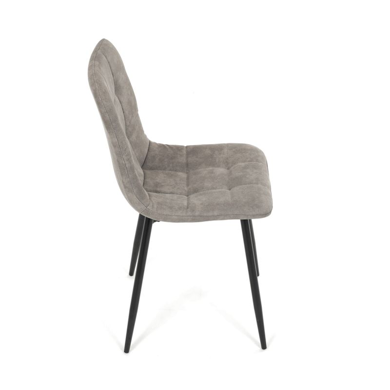 Stolička, sivá, látka vintage, CT-281 GREY3