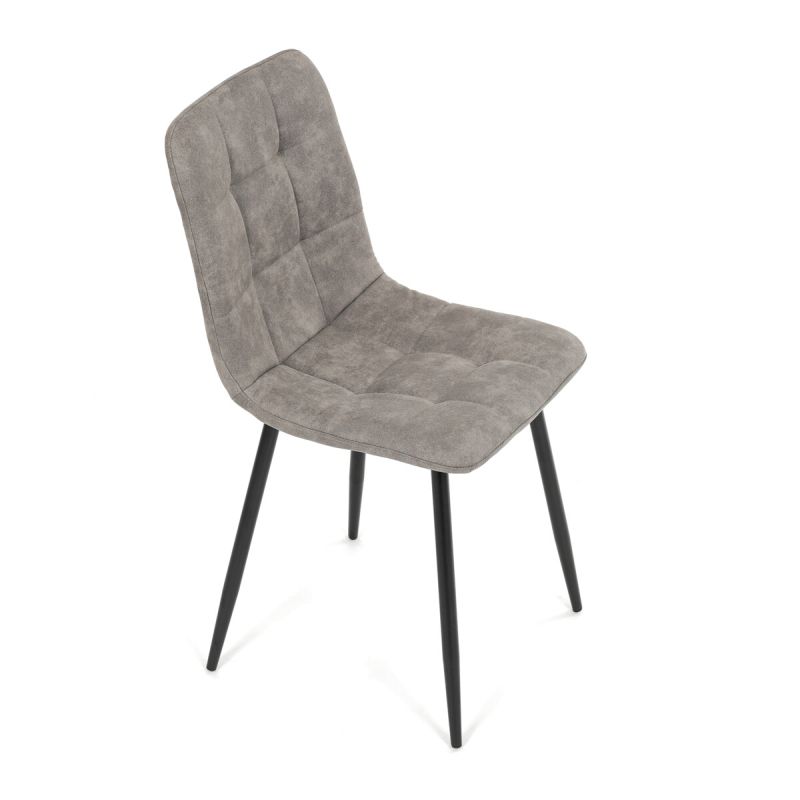 Stolička, sivá, látka vintage, CT-281 GREY3