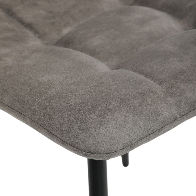Stolička, sivá, látka vintage, CT-281 GREY3
