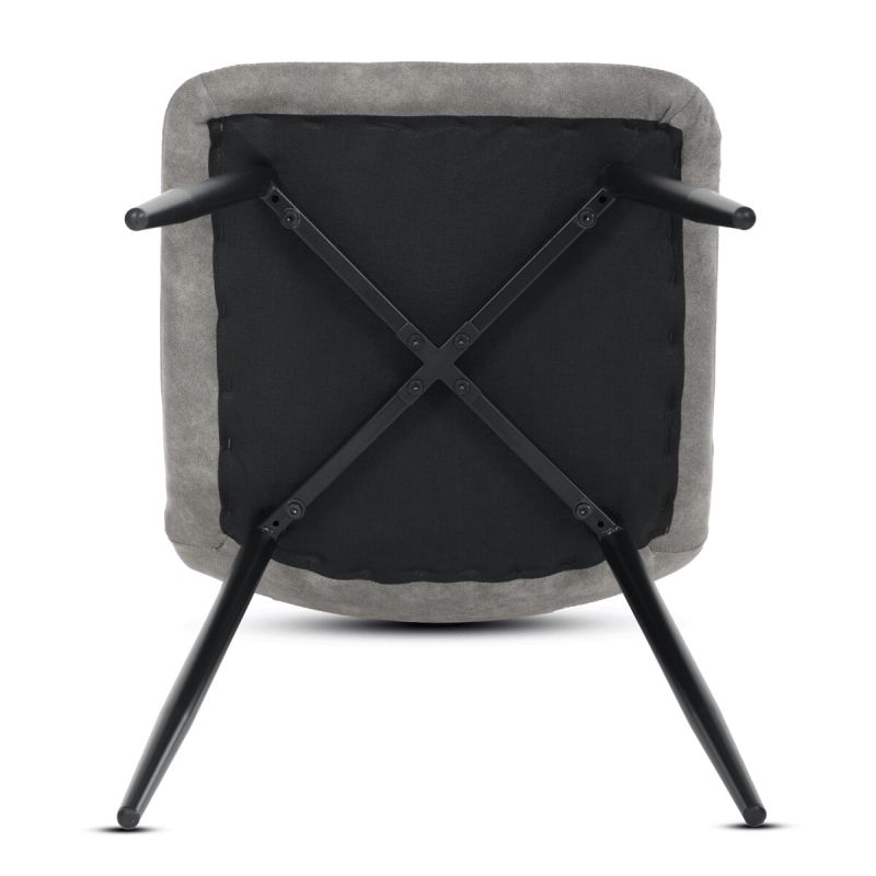 Stolička, sivá, látka vintage, CT-281 GREY3