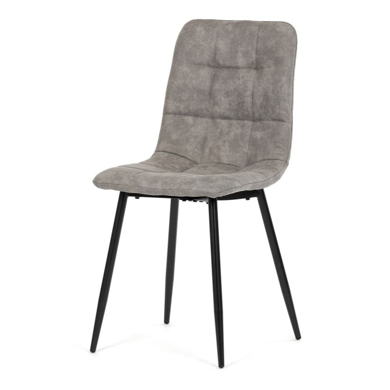Stolička, sivá, látka vintage, CT-281 GREY3