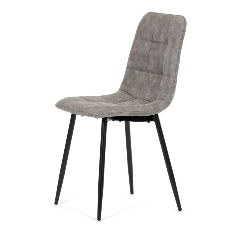 Stolička, sivá, látka vintage, CT-281 GREY3