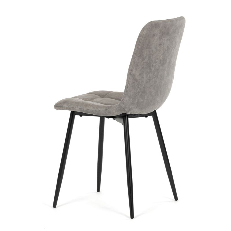 Stolička, sivá, látka vintage, CT-281 GREY3