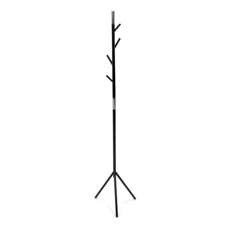 Vešiak, 179cm, kov čierny, 80001-01 BK