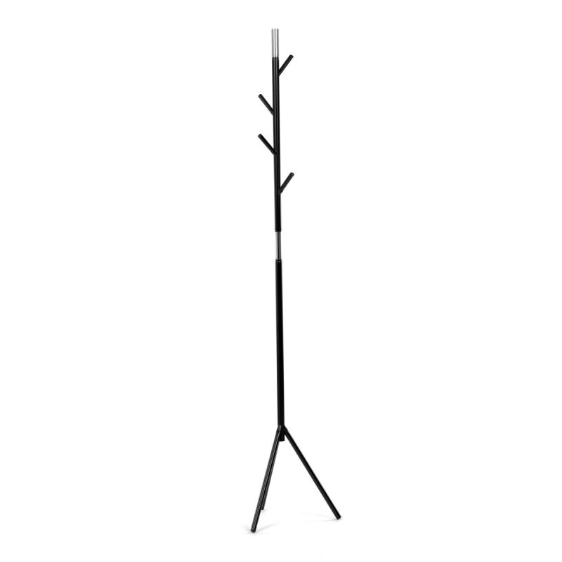 Vešiak, 179cm, kov čierny, 80001-01 BK