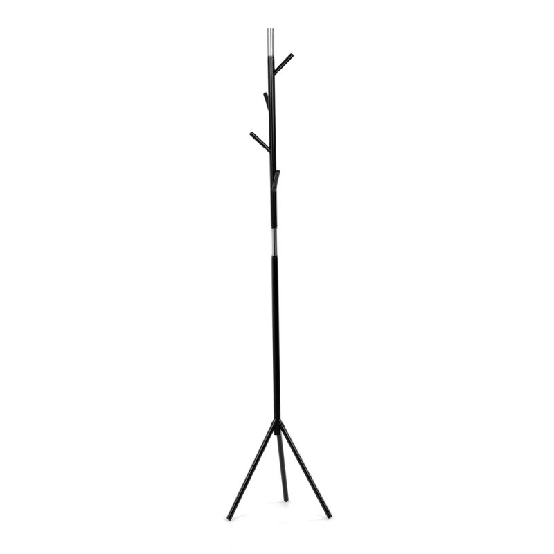 Vešiak, 179cm, kov čierny, 80001-01 BK