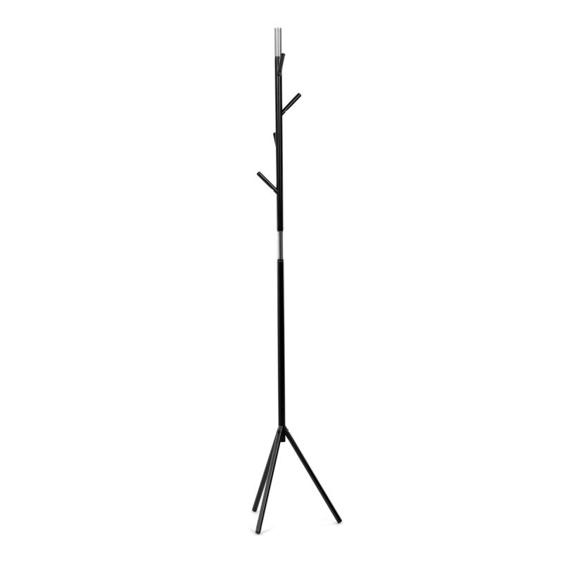 Vešiak, 179cm, kov čierny, 80001-01 BK