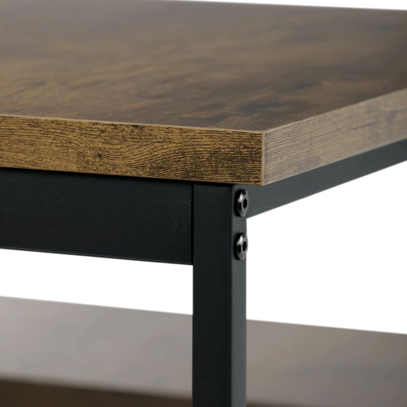 Jedálenský set, 110x60cm, MDF staré drevo, AUT-G1175 OLW