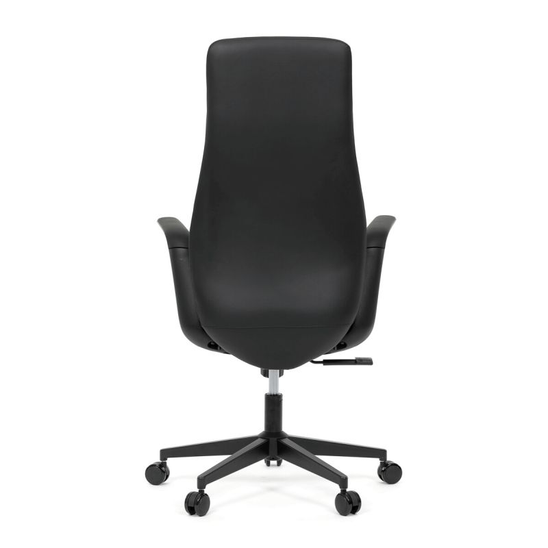 Kancelárske kreslo, čierna, ekokoža, 120 kg, KA-T8325 BK