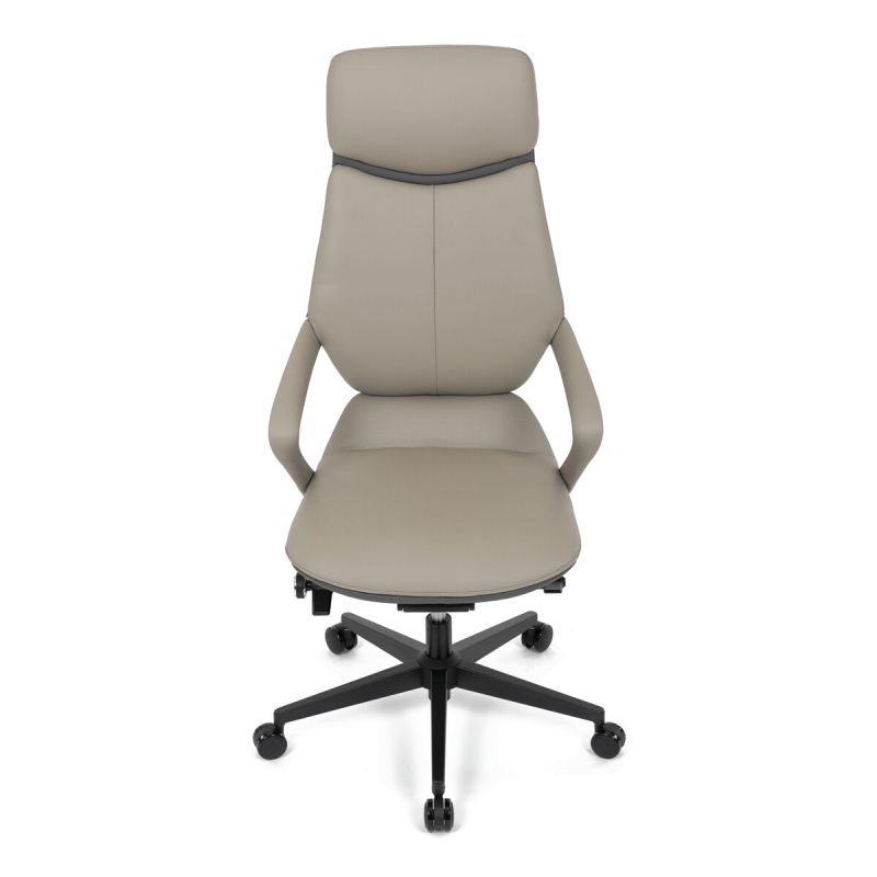 Kancelárske kreslo, sivá, ekokoža, 120 kg, KA-T8426 GREY