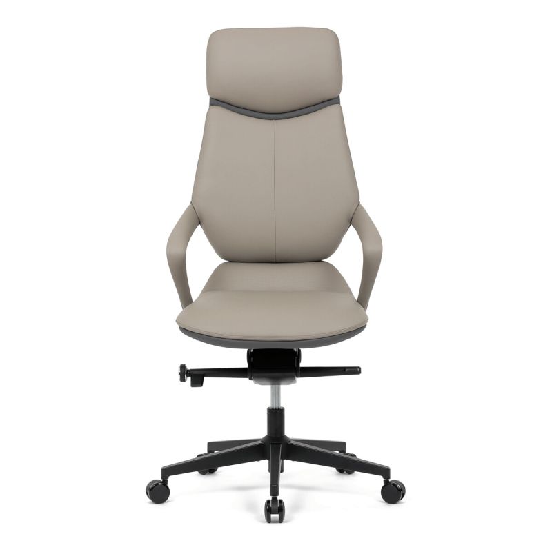 Kancelárske kreslo, sivá, ekokoža, 120 kg, KA-T8426 GREY
