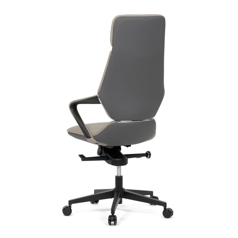 Kancelárske kreslo, sivá, ekokoža, 120 kg, KA-T8426 GREY