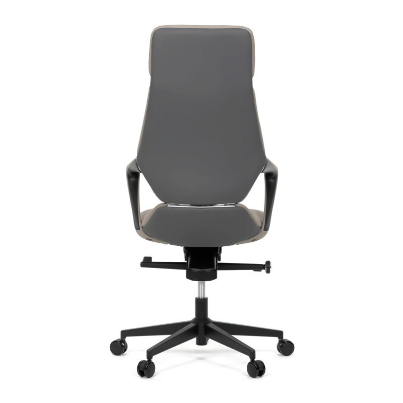 Kancelárske kreslo, sivá, ekokoža, 120 kg, KA-T8426 GREY