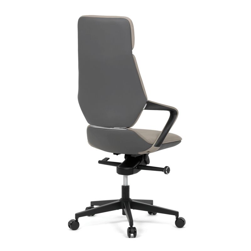 Kancelárske kreslo, sivá, ekokoža, 120 kg, KA-T8426 GREY