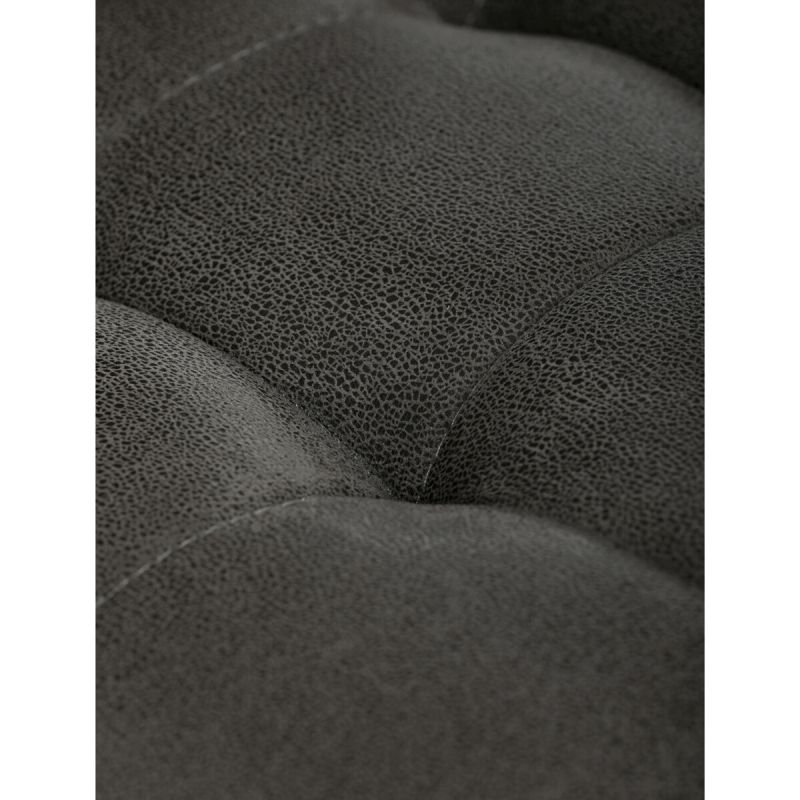 Jedálenská stolička, sivá, vintage, látka, DCL-D1250 GREY3