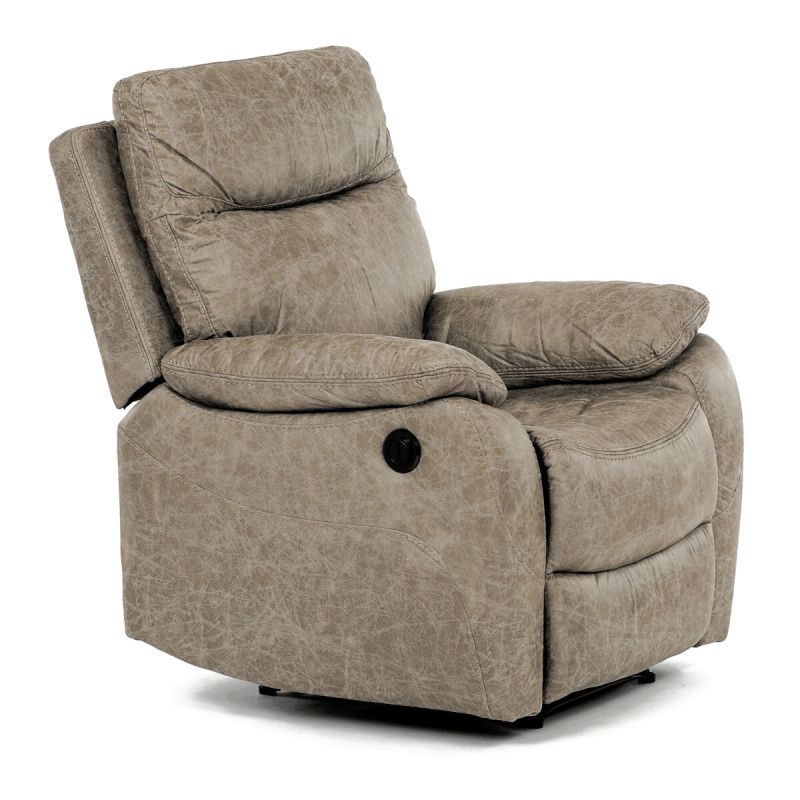 Elektrické relaxačné kreslo béžové vintage, TV-4094 LAN3, polohovateľné