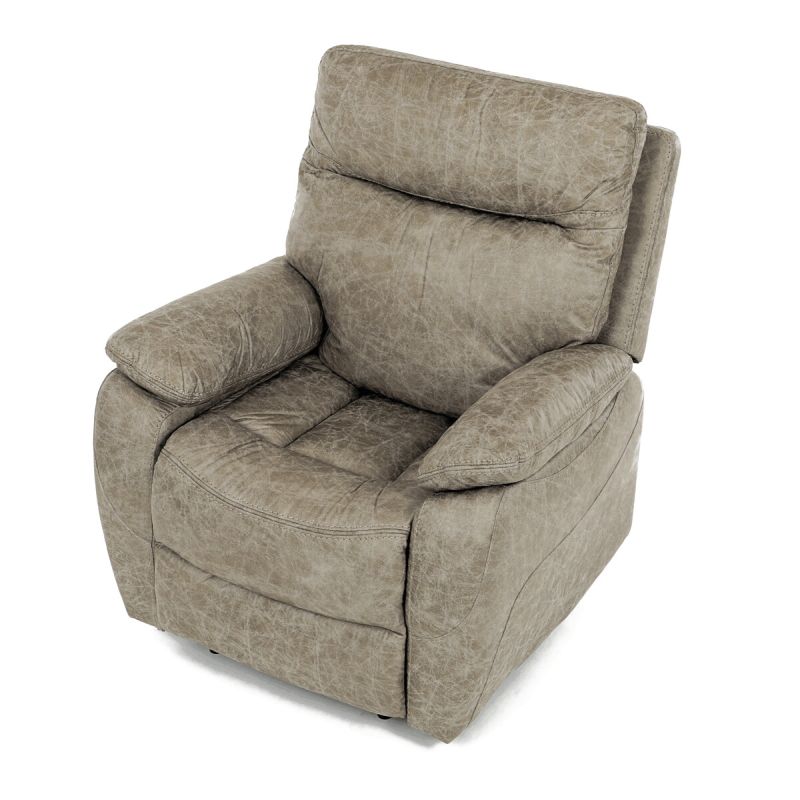Elektrické relaxačné kreslo béžové vintage, TV-4094 LAN3, polohovateľné
