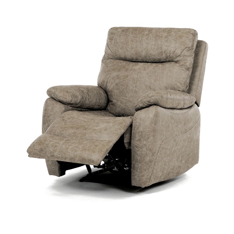 Elektrické relaxačné kreslo béžové vintage, TV-4094 LAN3, polohovateľné