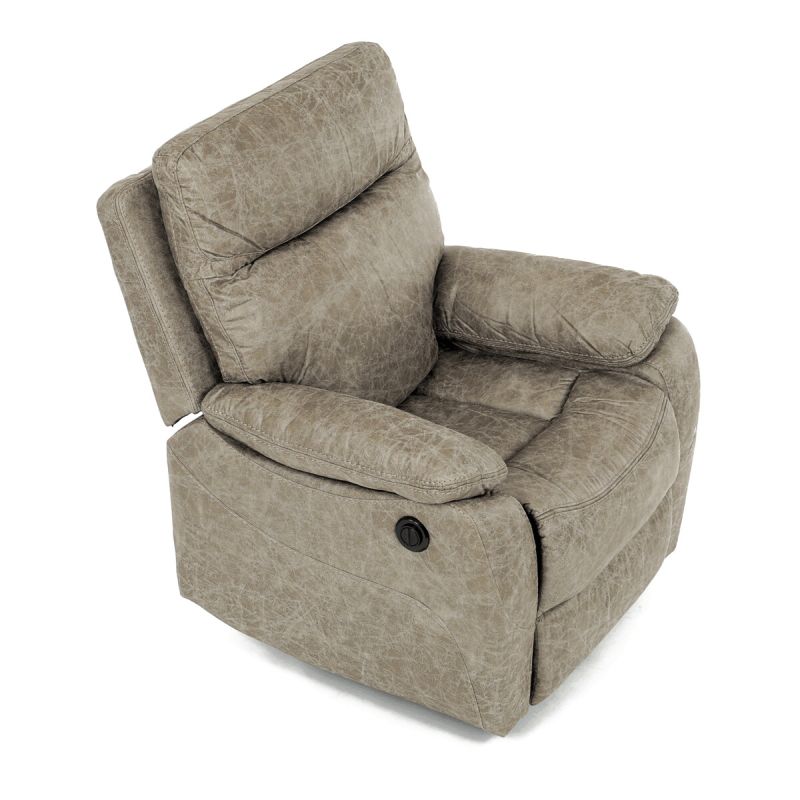 Elektrické relaxačné kreslo béžové vintage, TV-4094 LAN3, polohovateľné