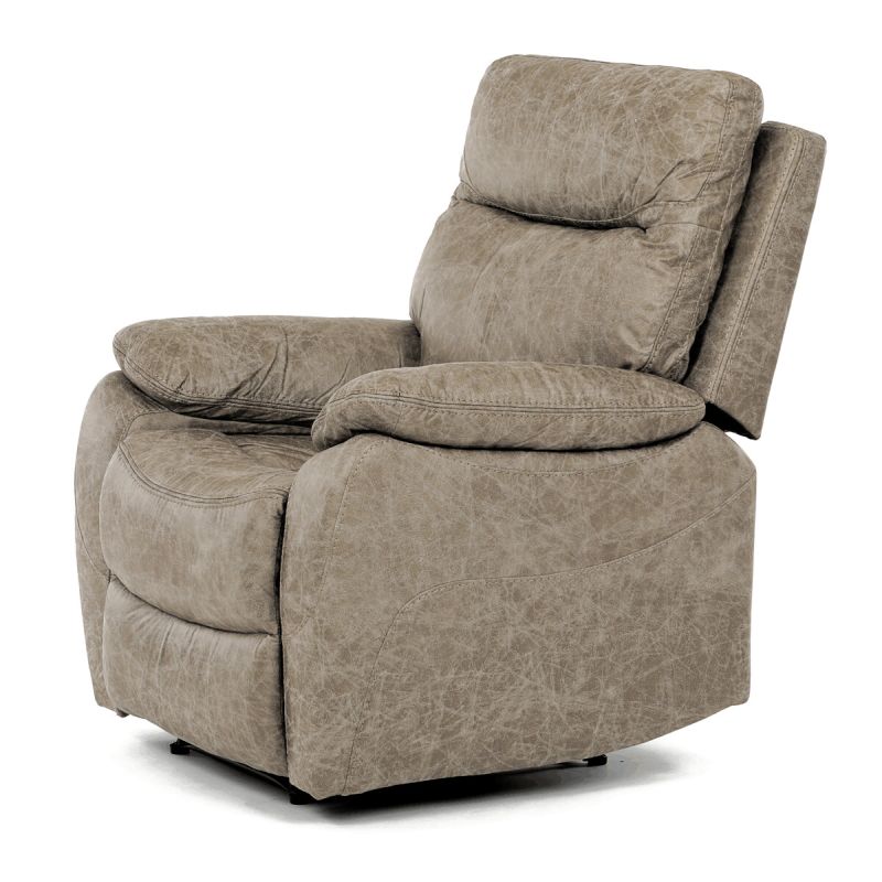 Elektrické relaxačné kreslo béžové vintage, TV-4094 LAN3, polohovateľné
