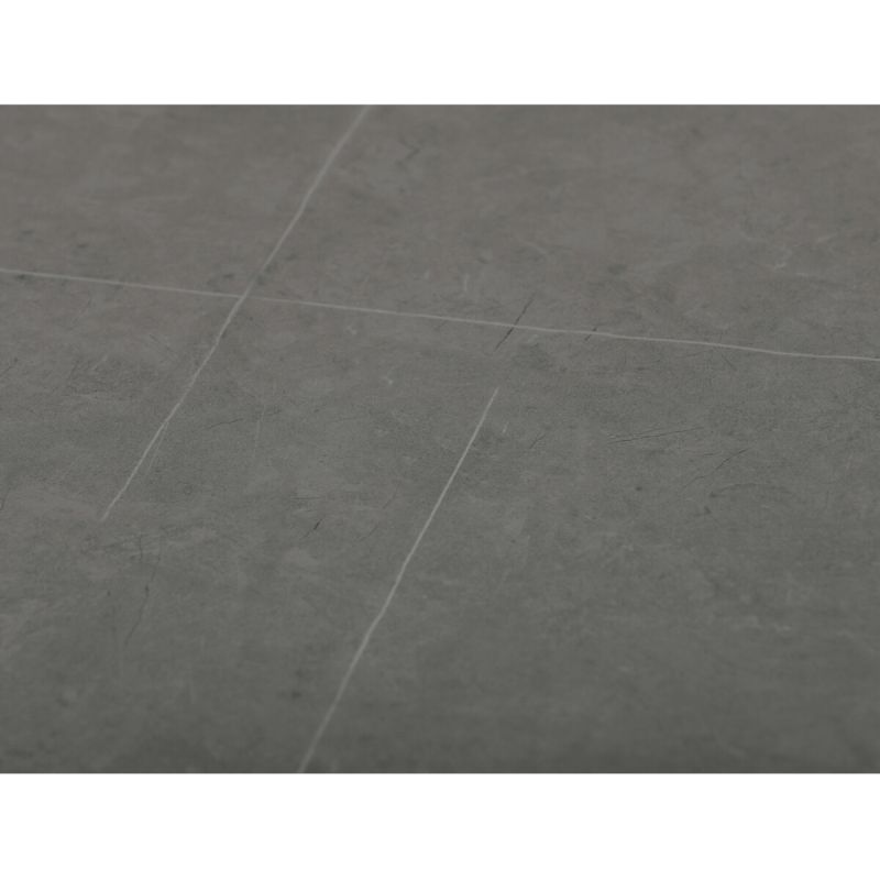 Jedálenský stôl 80x80cm, keramika, kov, sivý, HT-398M GREY