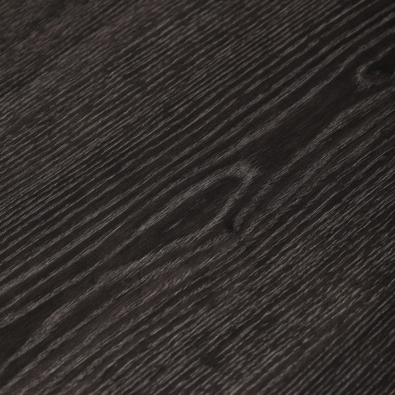 Jedálenský stôl, okrúhly, 100cm, lamino, kov, sivý dub, HT-R5010 GREY